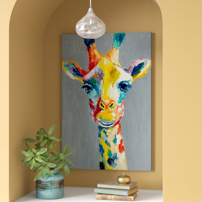 " Colourful Giraffe "