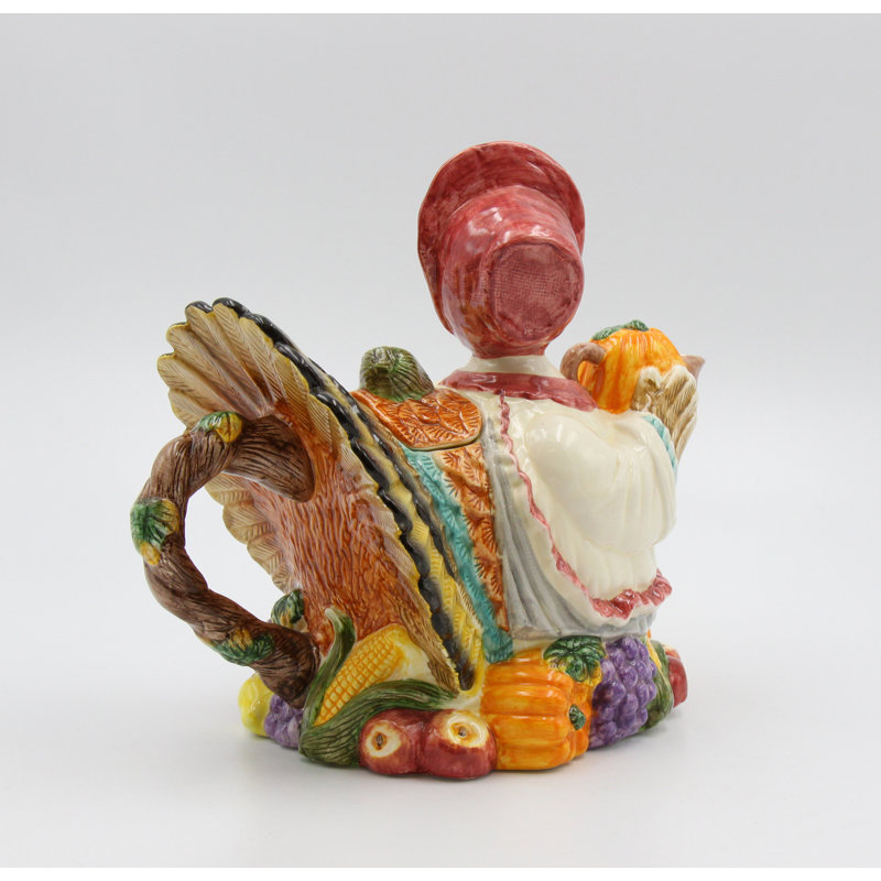 Ceramic Turkey Teapot 48 oz