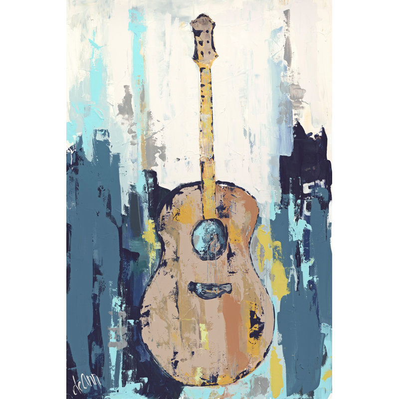 Bluebird Cafe I - impression sur toile tendue, H 45 po x l 30 po x P 1,5 po
