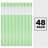 48" Reflective Fiberglass Driveway Markers, Lime Green High-Visibility Snow Stakes