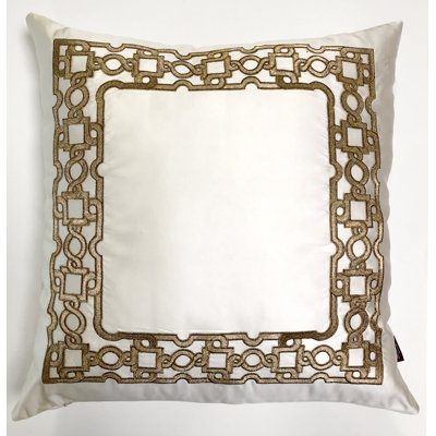 Embroidered Throw Pillow