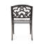 Chaises de jardin en cuivre et aluminium coulé pour 2 personnes