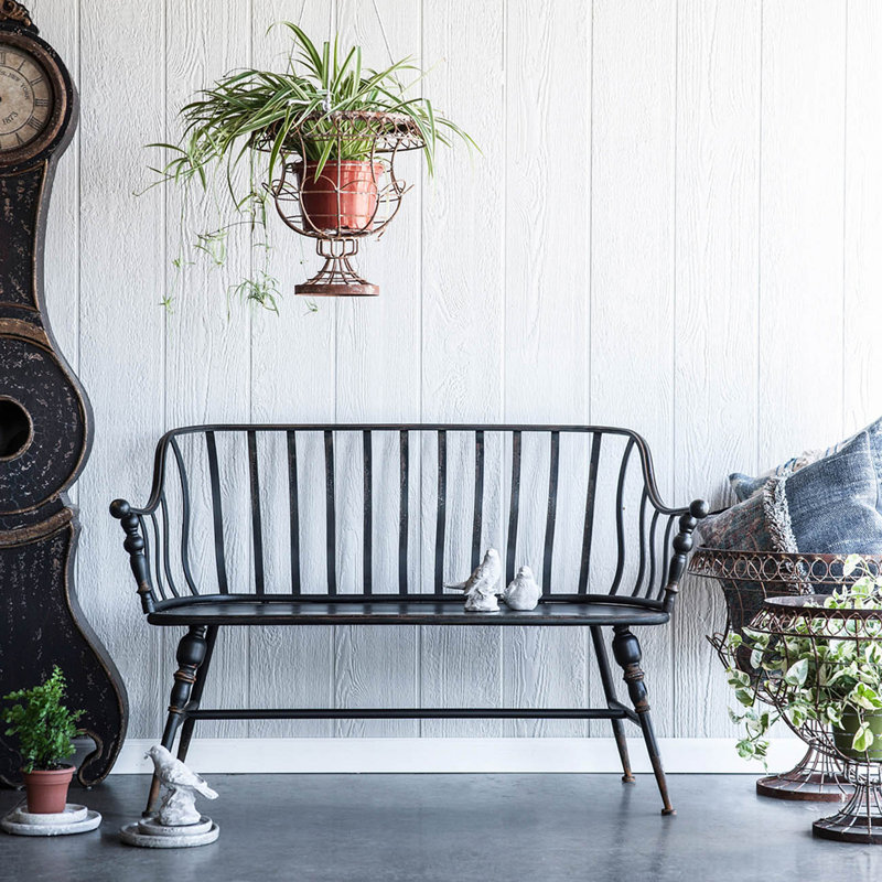 Metal Settee Bench