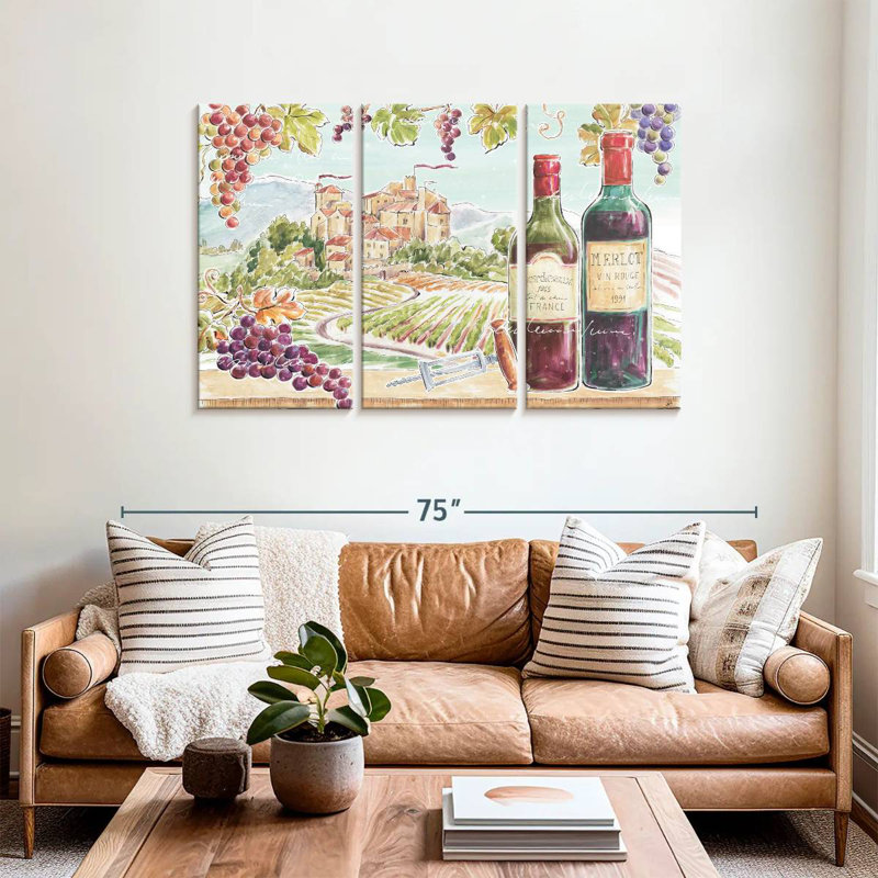 Yarlin Wine Country II, H 36 po x l 57 po