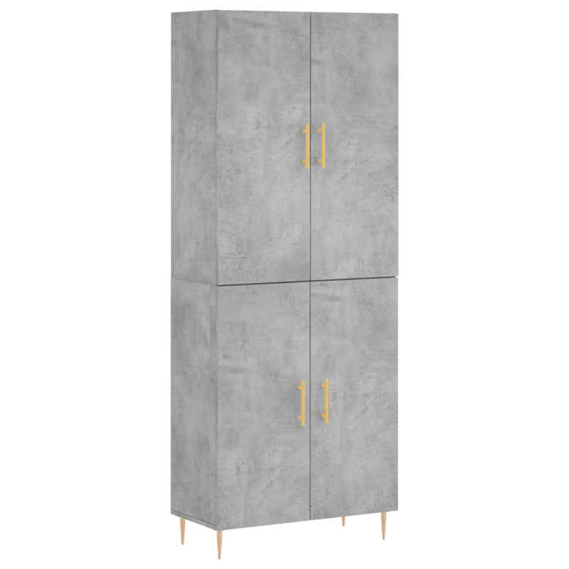 Bogia 69.5cm Sideboard, Concrete Grey