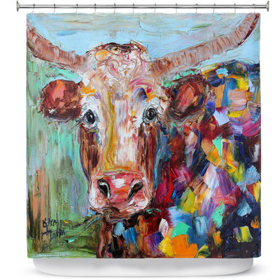 Rideau de douche simple longhorn