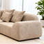 Canapé modulaire surdimensionné en velours courbé 118 pi, canapé sans os avec méridienne en forme de L, canapé modulaire rembourré en mousse à mémoire de forme pour salon-1918033068