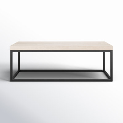 Brayton 52" Rectangular Coffee Table White Wash