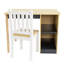Ensemble de bureau et chaise pour tout-petits Isabelle & Max ™ Dalton, naturel / noir / blanc / gris