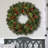 36" Uv Pine/Magnolia/Berry Spruce Wreath