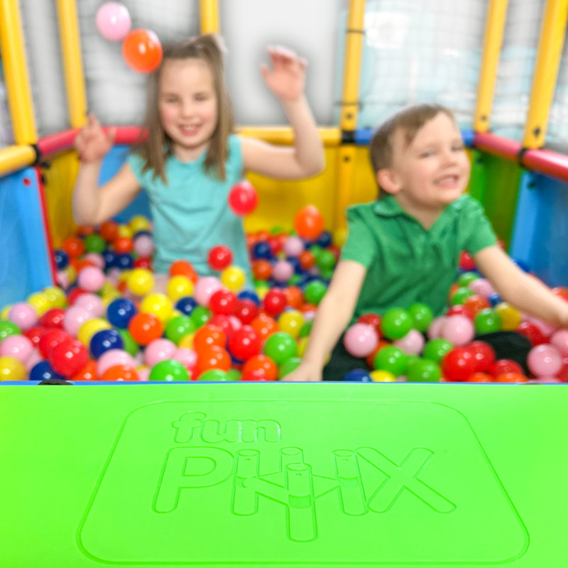 Colorful Plastic Buildable Ball Pit Play Set with Net