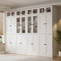 86.7'' H X 94.48'' W Book Cabinet Storage Bookcase Set