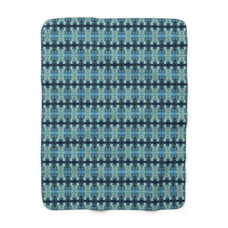 Sherpa Fleece Throw - Blue Telecaster Guitars