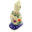 Spring Flowers Polish Pottery Pie Bird