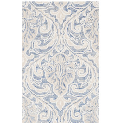 Tapis en laine et en coton touffeté à la main Connollee