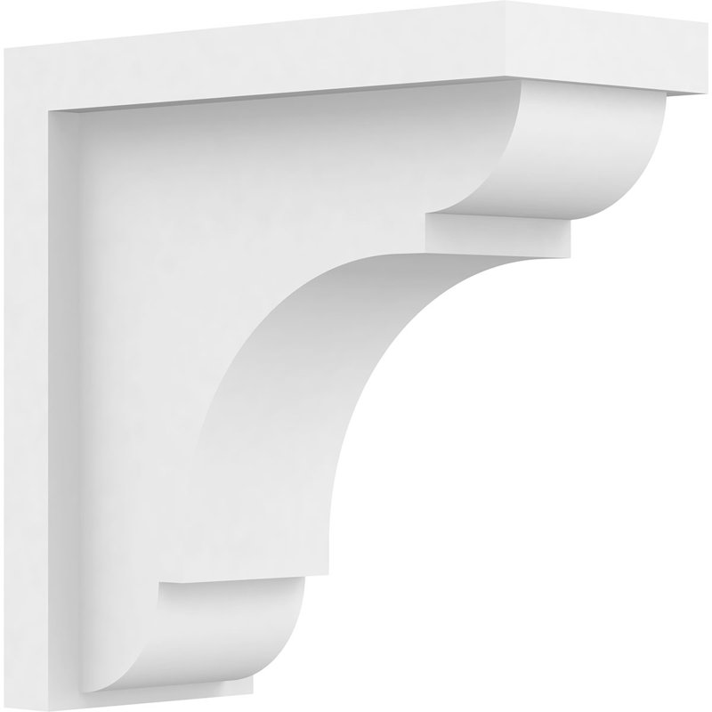 Support standard en PVC de qualité architecturale Bryant, H 8 po x l 3,5 po x p 8 po
