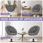 Brion Swivel Adjustable Height Counter Stool with Metal Frame