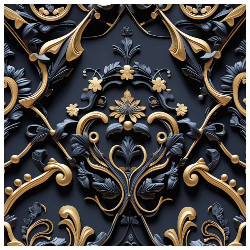 Rideaux de douche Ornate, 70in W x 72in H