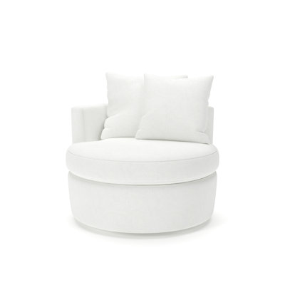 Dara Upholstered Swivel Accent Chair