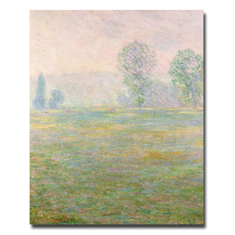 Claude Monet - Print on Canvas, 47" H x 35" W x 2" D