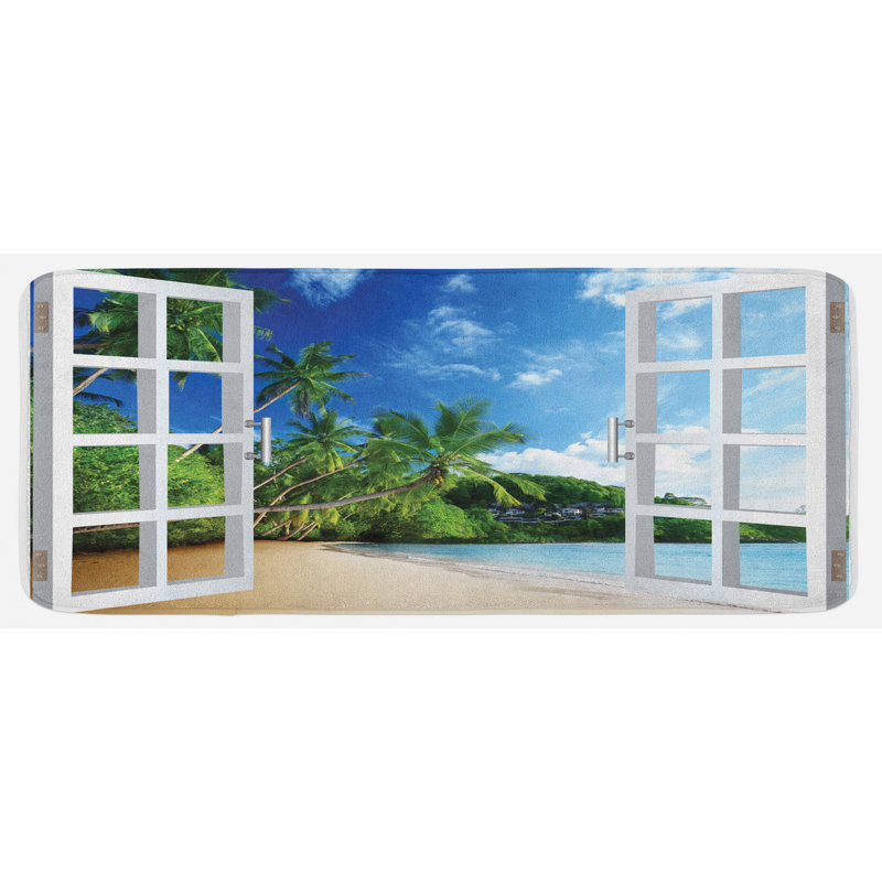 Tapis de cuisine tropical