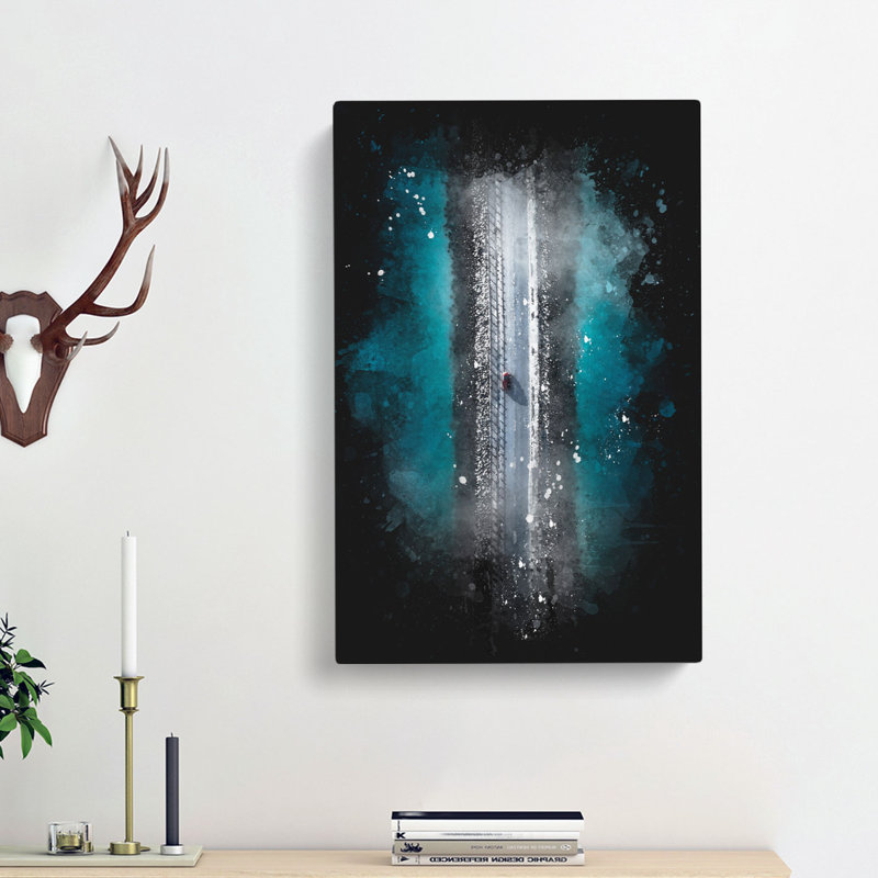 Lake Road - Wrapped Canvas, 91cm H x 60cm W x 3cm D