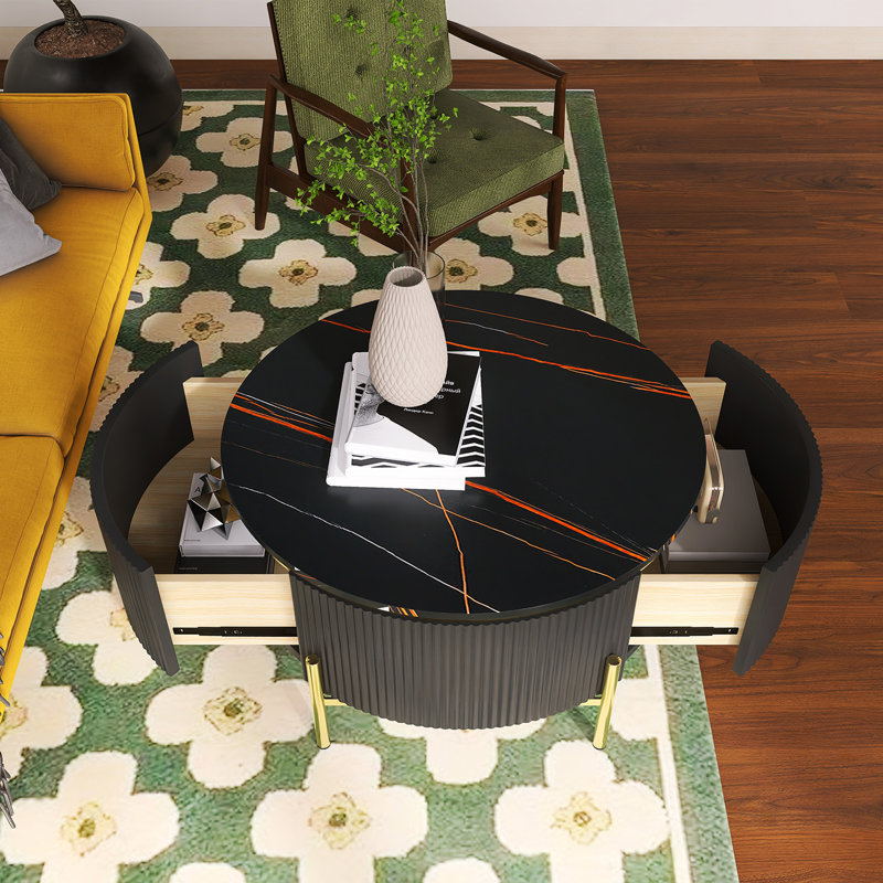 Table basse moderne, Noir