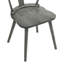 Ensemble de 2 pièces pour chaise de salle à manger rustique moderne de style campagnard au design rétro, facile à assembler-831261706