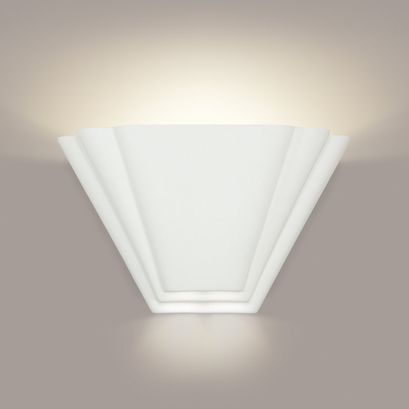 Themis Ceramic Flush Mounted Sconce