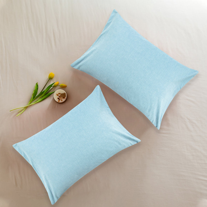 100% Cotton Pillowcase - Set of 2, King Pillowcase, Blue