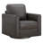 Weston Genuine Leather Swivel Accent Chair-117357149
