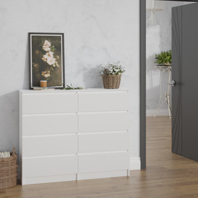 Majesta 120 cm W Chest of 8 Drawers