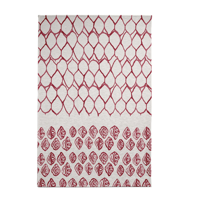 Chenille Geometric Indoor Rug, Rectangle 2' x 3'