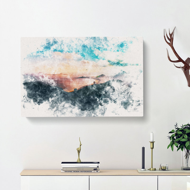 Copacabana Beach In Rio De Janeiro - Wrapped Canvas, 60cm H x 91cm W x 3cm D