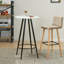 Richins Round Metal Base Dining Table-38837769