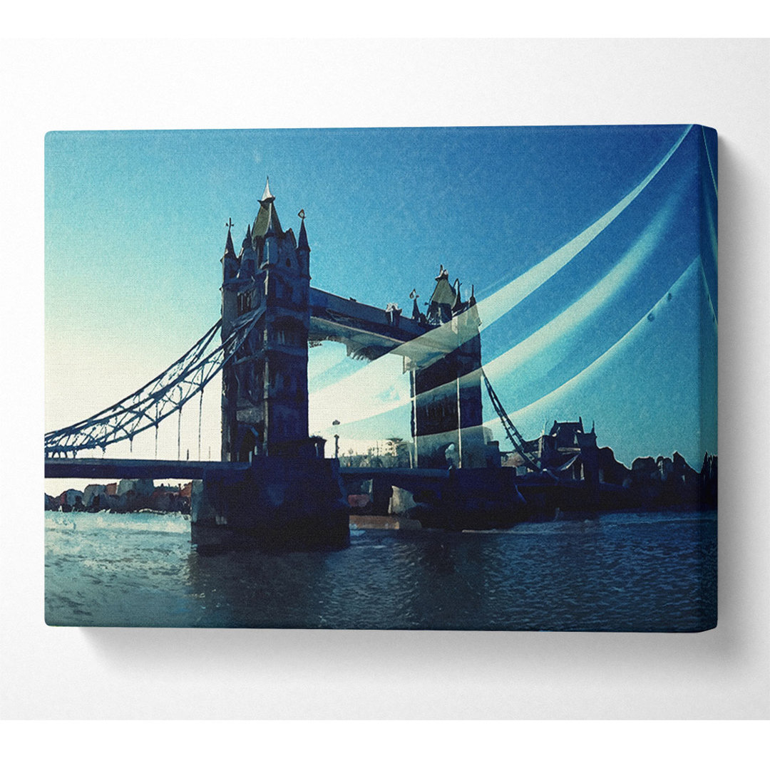 Tower Bridge London Trail - Leinwandbild Kunstdrucke