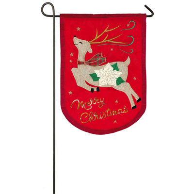 Goaround Double Sided 18'' H x 12.5'' W Polyester Animal Garden Flag