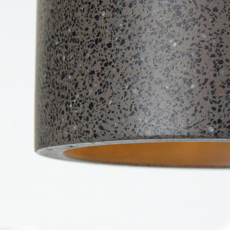 Solorzano 1 - Light Dome Pendant, Sandstone Black, Black