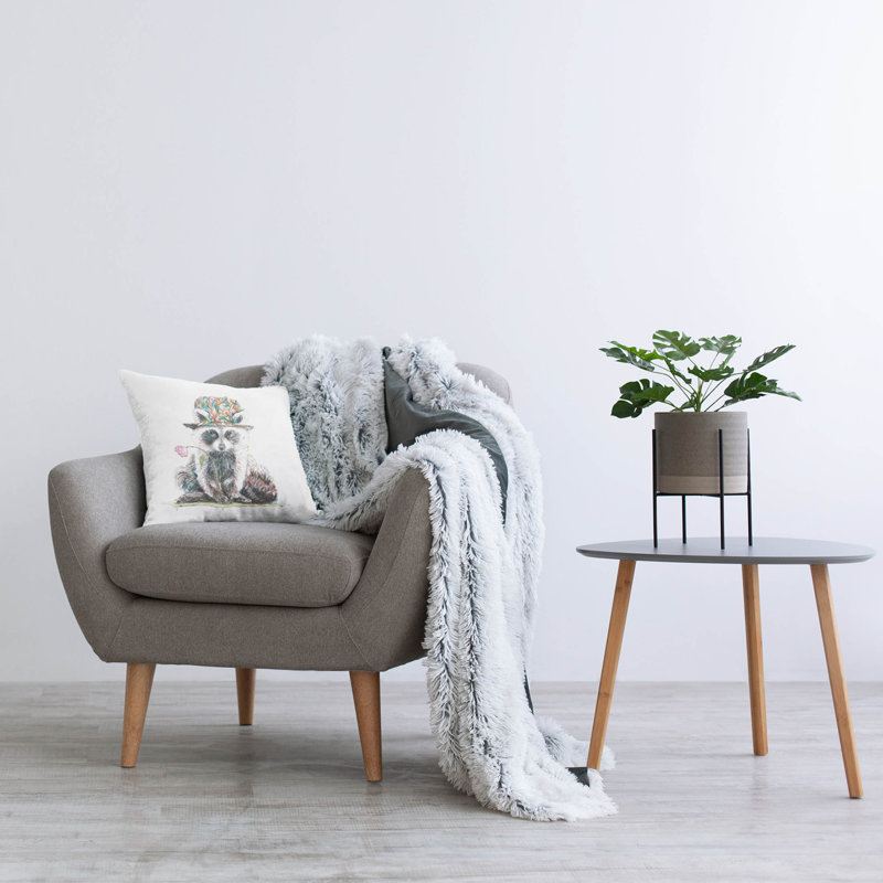 Polyester Throw Square Pillow Cover & Insert