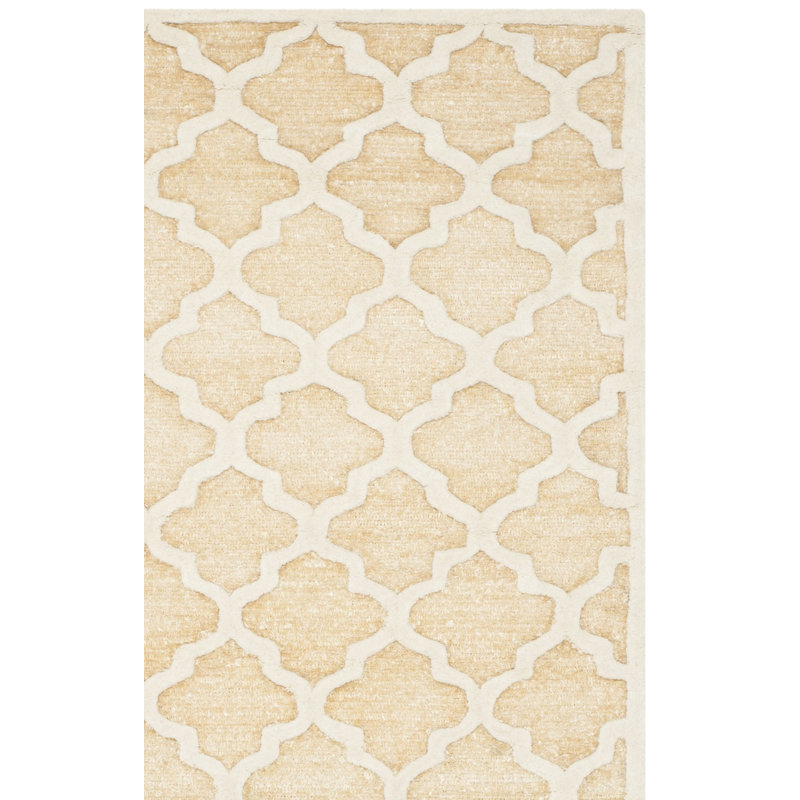 Precious Hand Tufted Performance Geometric Rug, Square 5'