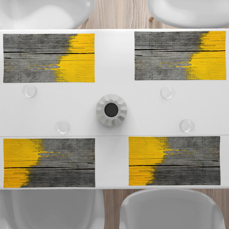 Polyester Abstract Rectangle Placemat