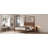 Solid Wood Canopy Bed Frame Four Posters Bed No Box Spring Needed,Queen Size