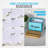 Recipe Box - White - 4"X6" Recipe Cards And Box Set - Durable Recipe Card Box With Thicker Metal - Includes 25 Cards And 10 Dividers