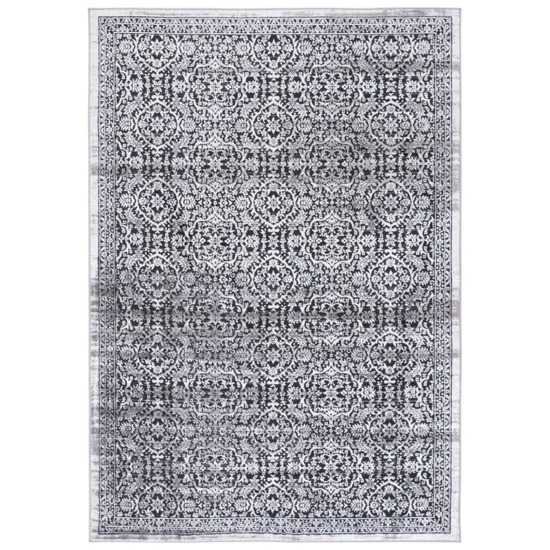 Derlin Performance Geometric Rug, Rectangle 5'5" x 7'7"