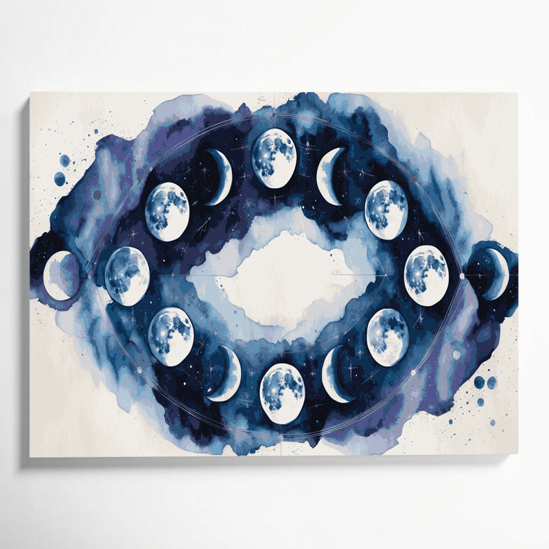 Art mural sur toile beige, H 11 po x l 14 po