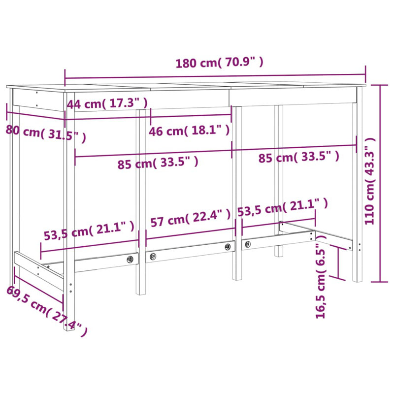 Dining Set, White