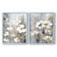 FLORAL Series CDVII - Reproduction encadrée de qualité supérieure - prête à être accrochée - aucun clou requis - aucun clou requis-107998555-107998560