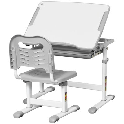 Spak Kids 2 Piece Rectangular Play Or Activity Table and Chair Set