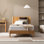 Whitman Low Profile Mid-Century Modern Platform Bed