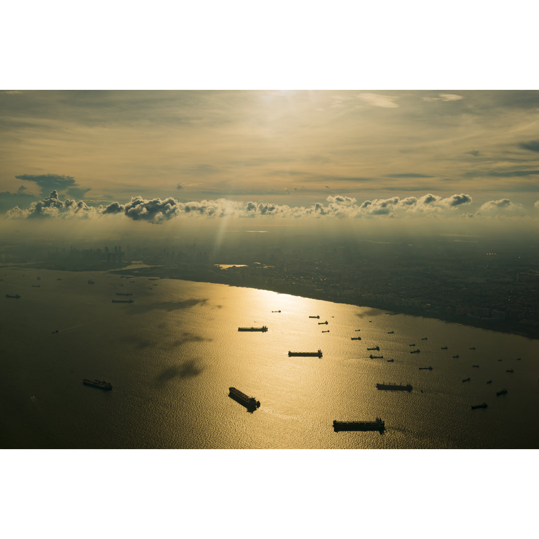 Singapore At Sunset